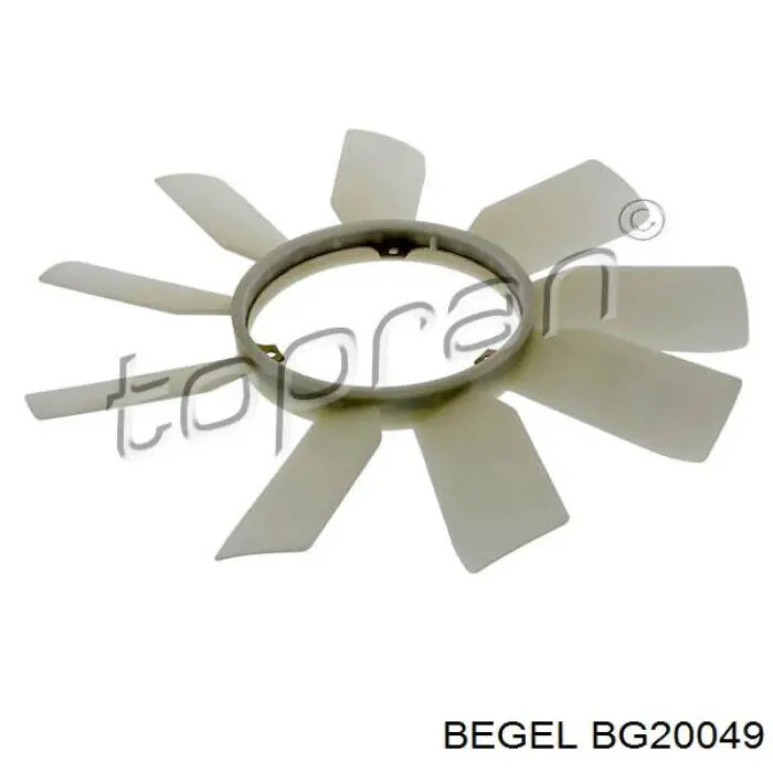 BG20049 Begel вентилятор (крыльчатка радиатора охлаждения)