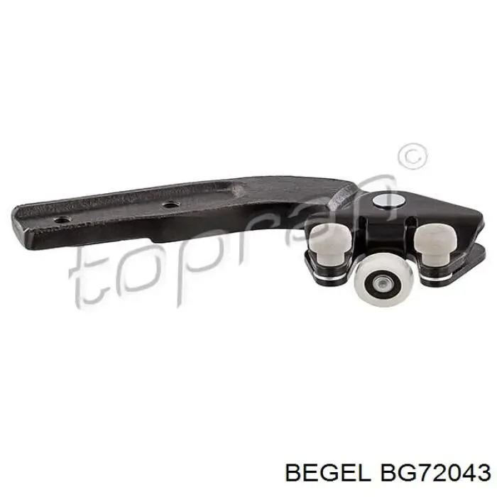BG72043 Begel ролик двери боковой (сдвижной правый нижний)