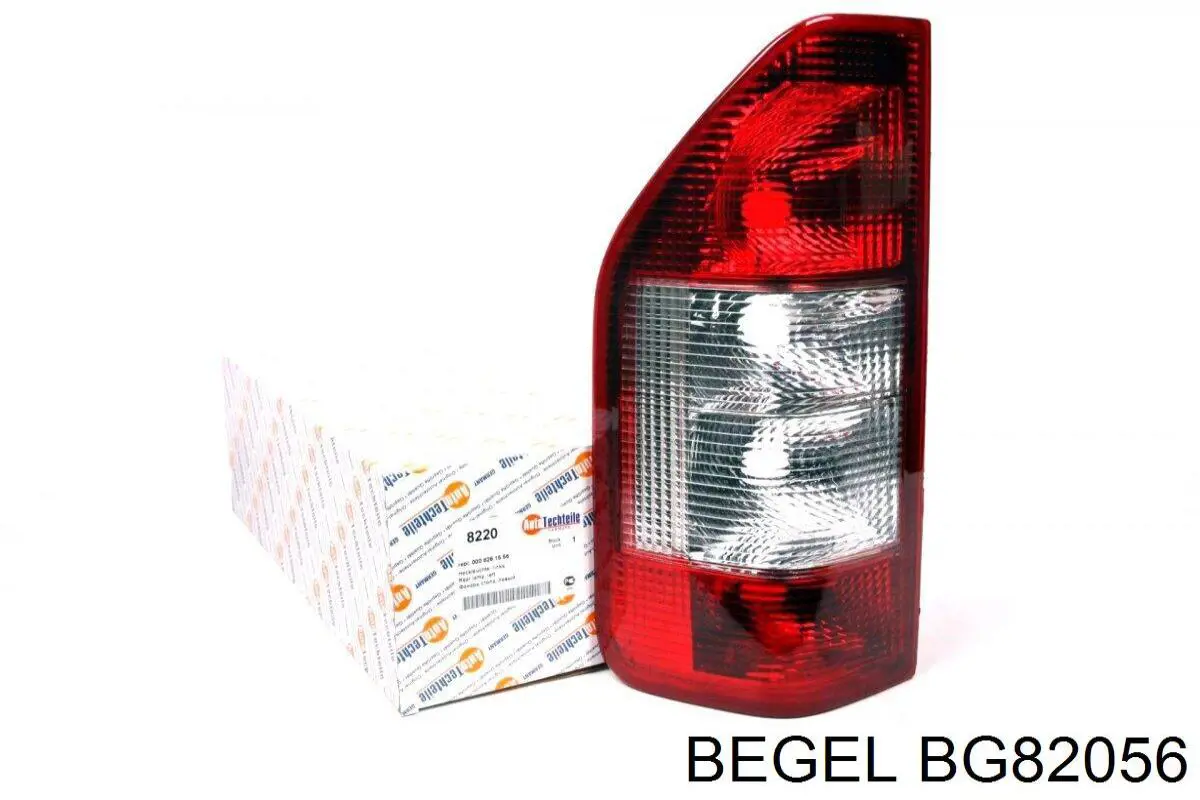 Фонарь подсветки номерного знака BG82056 Begel