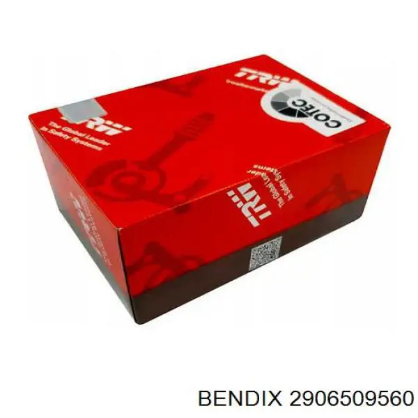 2906509560 Jurid/Bendix колодки тормозные передние дисковые