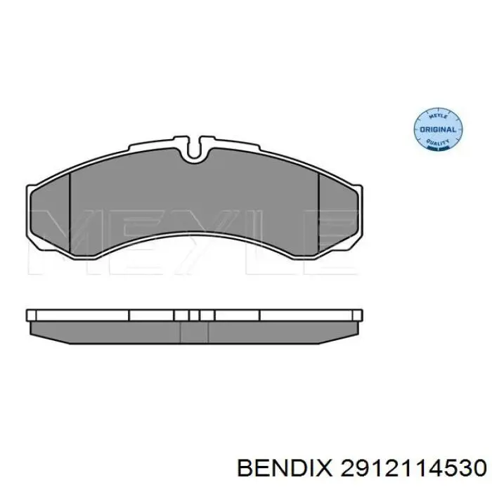 Передние тормозные колодки 2912114530 Jurid/Bendix