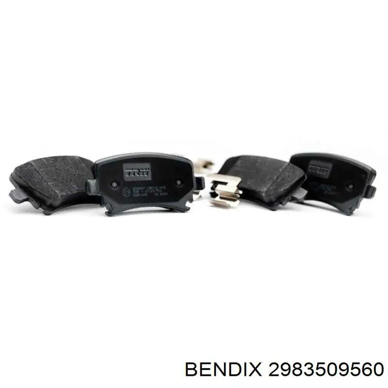 Задние тормозные колодки 2983509560 Jurid/Bendix