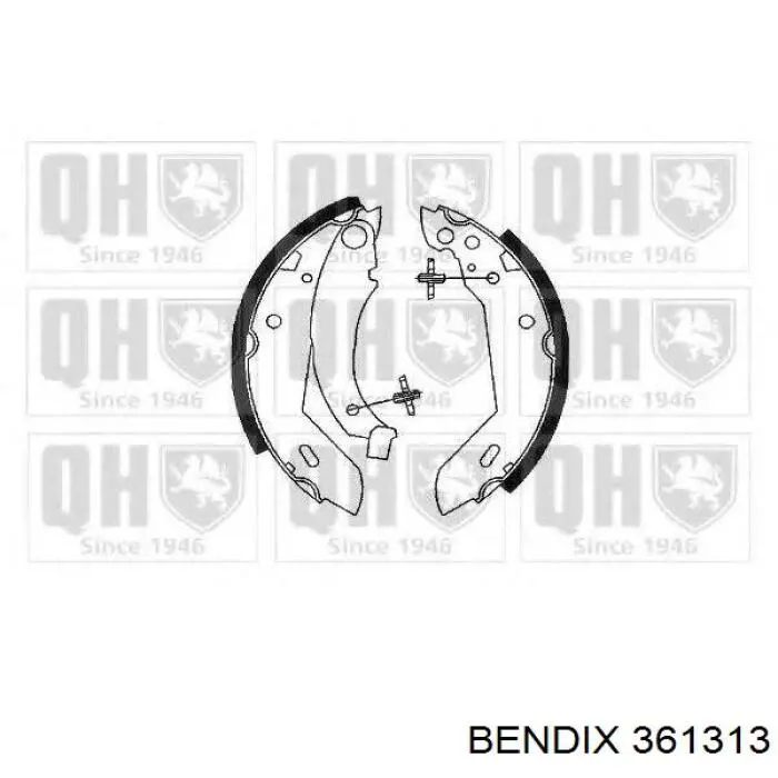 361313 Jurid/Bendix Барабанные тормозные колодки
