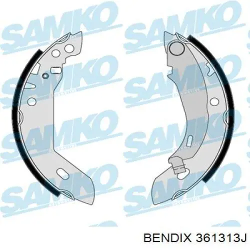 Тормоза рабочие задние ножные и тормозные барабаны Jurid/Bendix 361313J цена, от 14.40 USD
