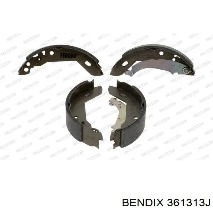 Купить 361313J Jurid/Bendix Задние барабанные тормозные колодки