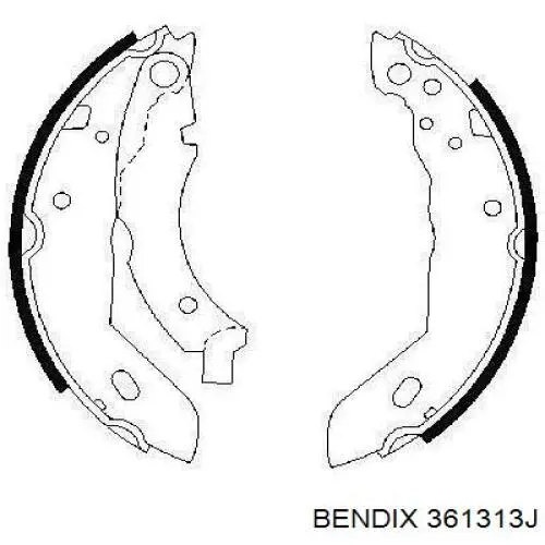 Тормоза рабочие задние ножные и тормозные барабаны Jurid/Bendix 361313J цена, от 14.40 USD