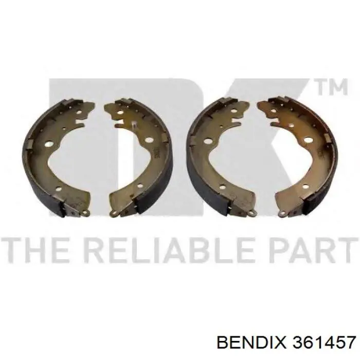 361457 Jurid/Bendix Барабанные тормозные колодки