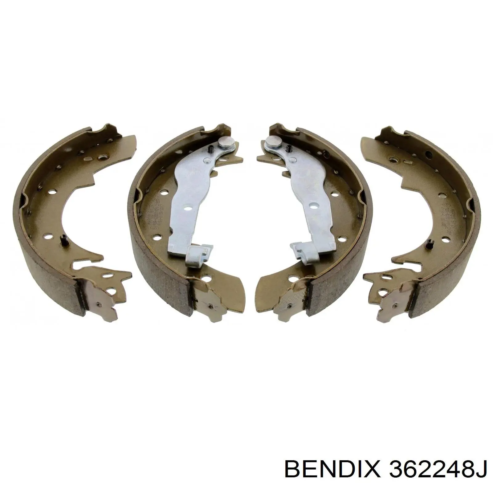 Задние барабанные колодки 362248J Jurid/Bendix