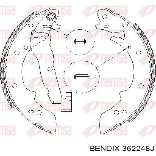 Тормоза рабочие задние ножные и тормозные барабаны Jurid/Bendix 362248J цена, от 22.73 USD