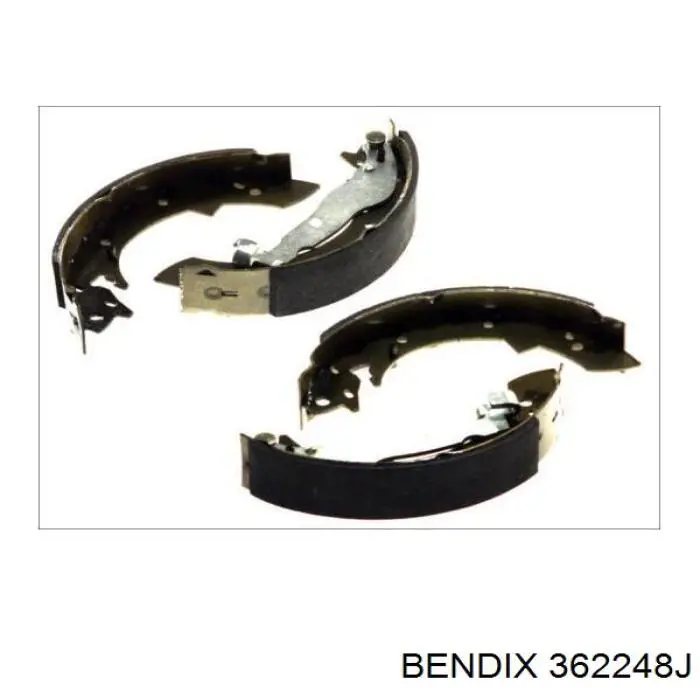 Купить 362248J Jurid/Bendix Задние барабанные тормозные колодки