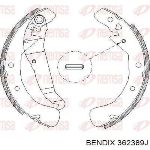 Тормоза рабочие задние ножные и тормозные барабаны Jurid/Bendix 362389J цена, от 20.74 USD