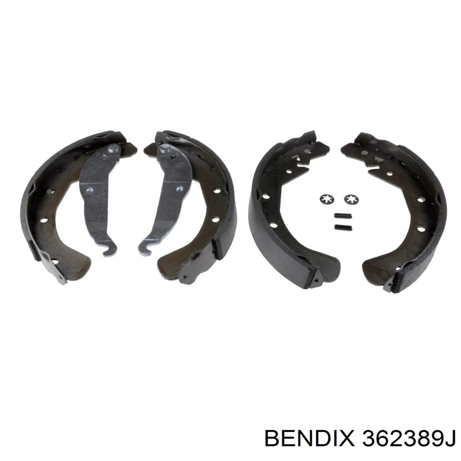 Барабанные колодки Jurid/Bendix 362389J