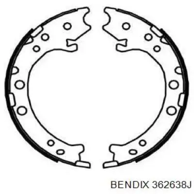 Колодки ручника 362638J Jurid/Bendix