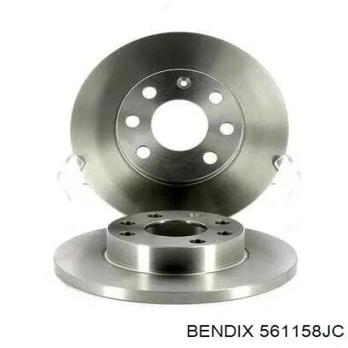 Диск гальмівний передній 561158JC Jurid/Bendix