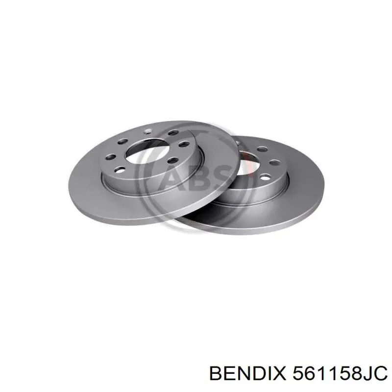 Диск гальмівний передній 561158JC Jurid/Bendix