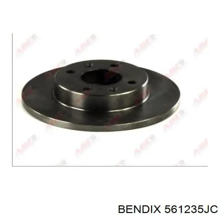 Передние тормозные диски 561235JC Jurid/Bendix