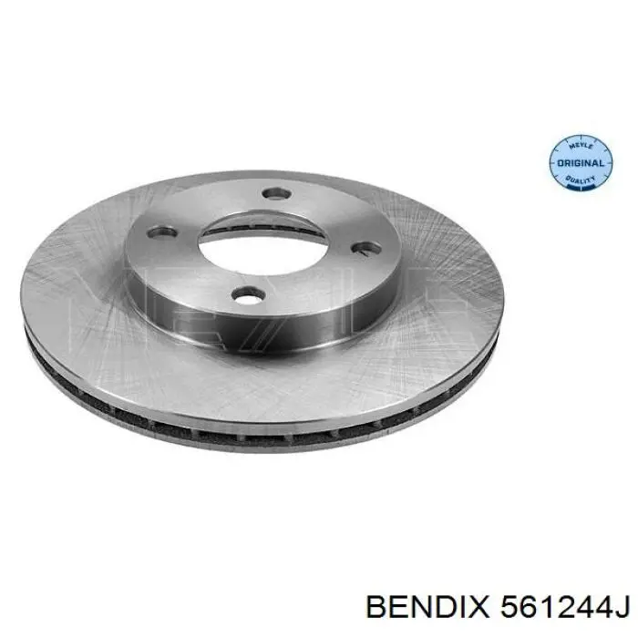 Передние тормозные диски 561244J Jurid/Bendix