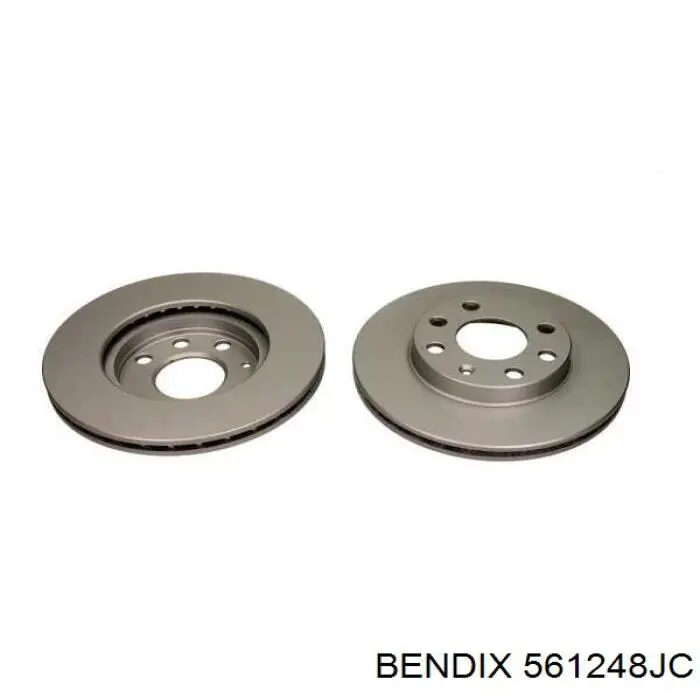 Передние тормозные диски 561248JC Jurid/Bendix