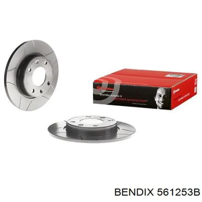 Передний тормозной диск Jurid/Bendix 561253B