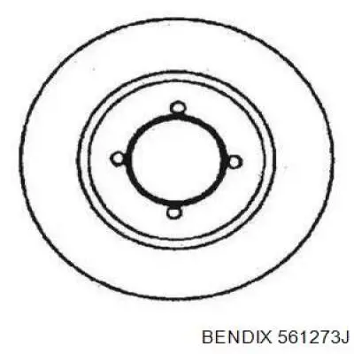 Передний тормозной диск Brembo 08308210
