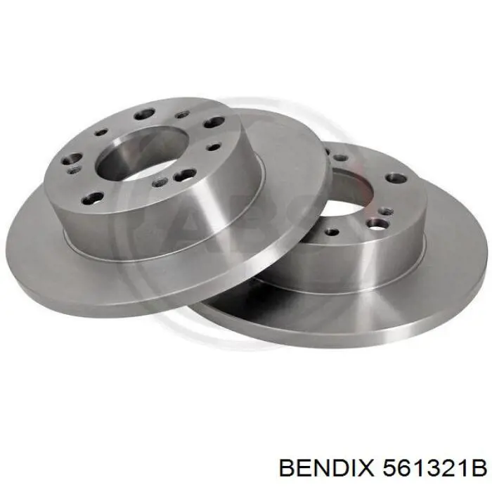 561321B Jurid/Bendix диск тормозной передний
