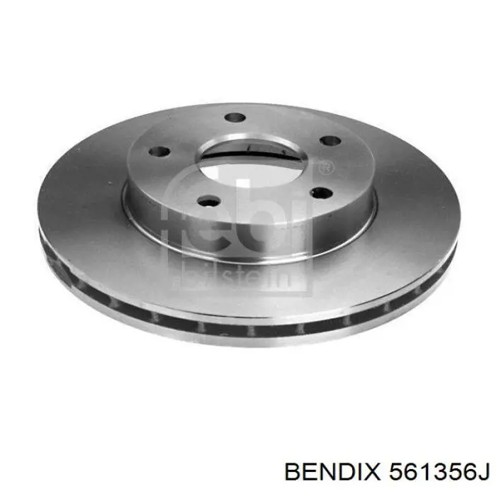 Передние тормозные диски 561356J Jurid/Bendix