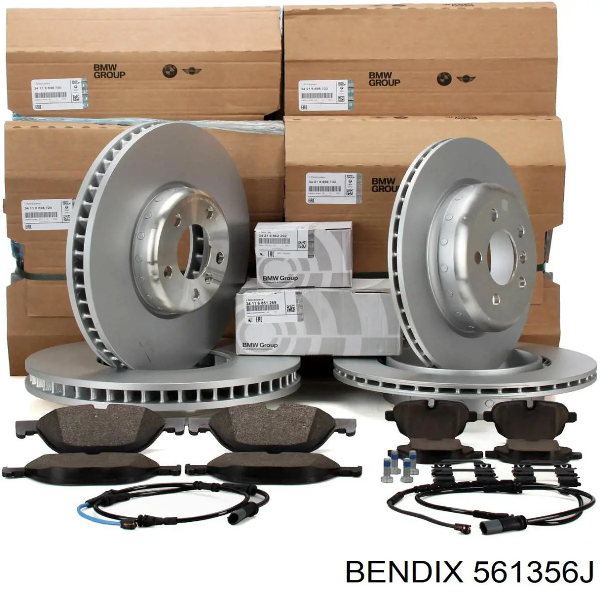 Тормоз дисковый передний Jurid/Bendix 561356J цена, от 34.55 USD