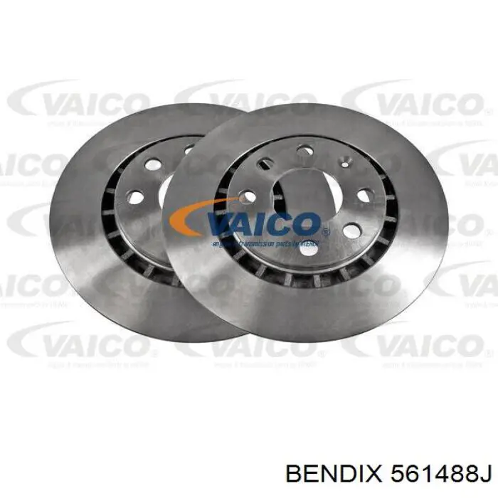 Передние тормозные диски 561488J Jurid/Bendix