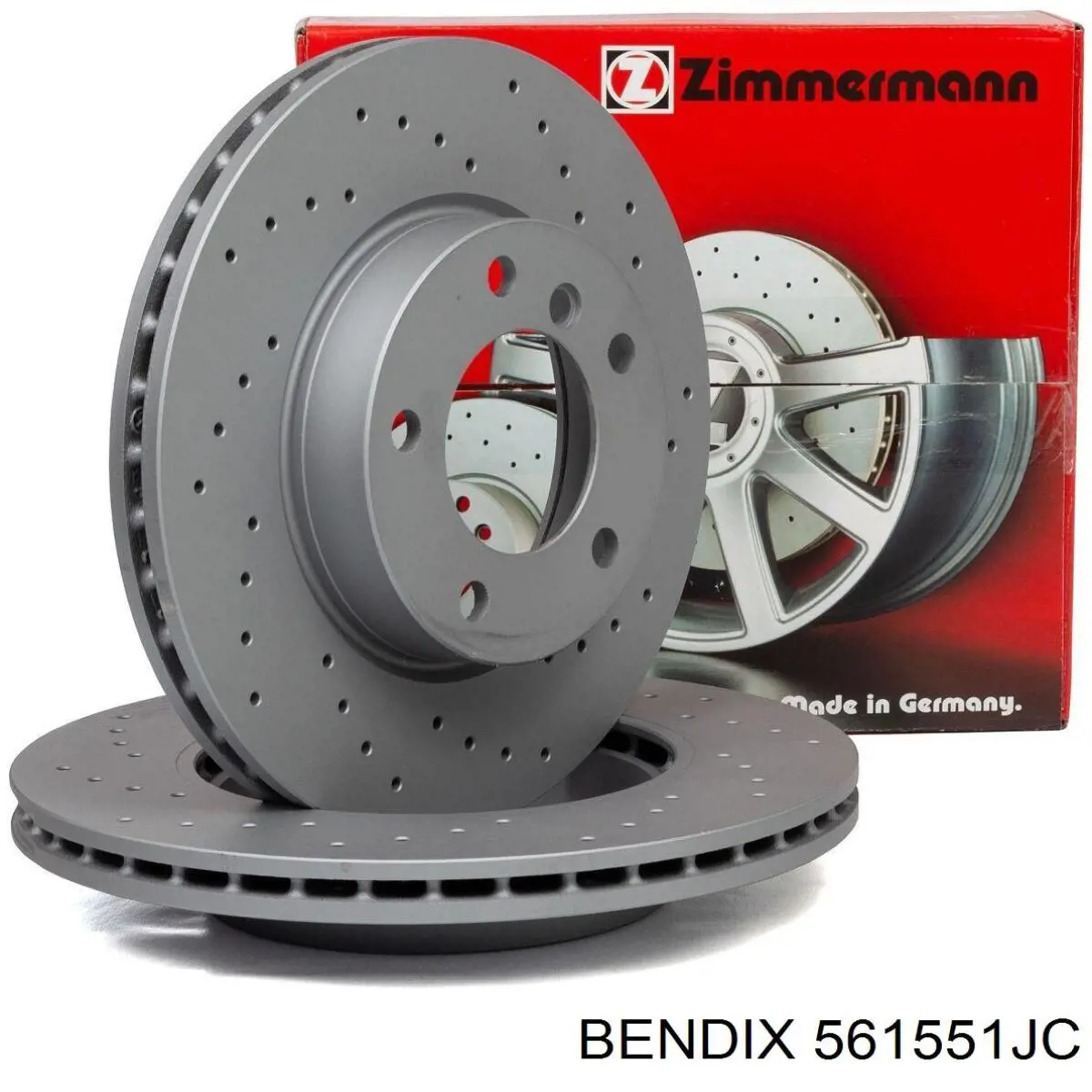 Передний тормозной диск Jurid/Bendix 561551JC