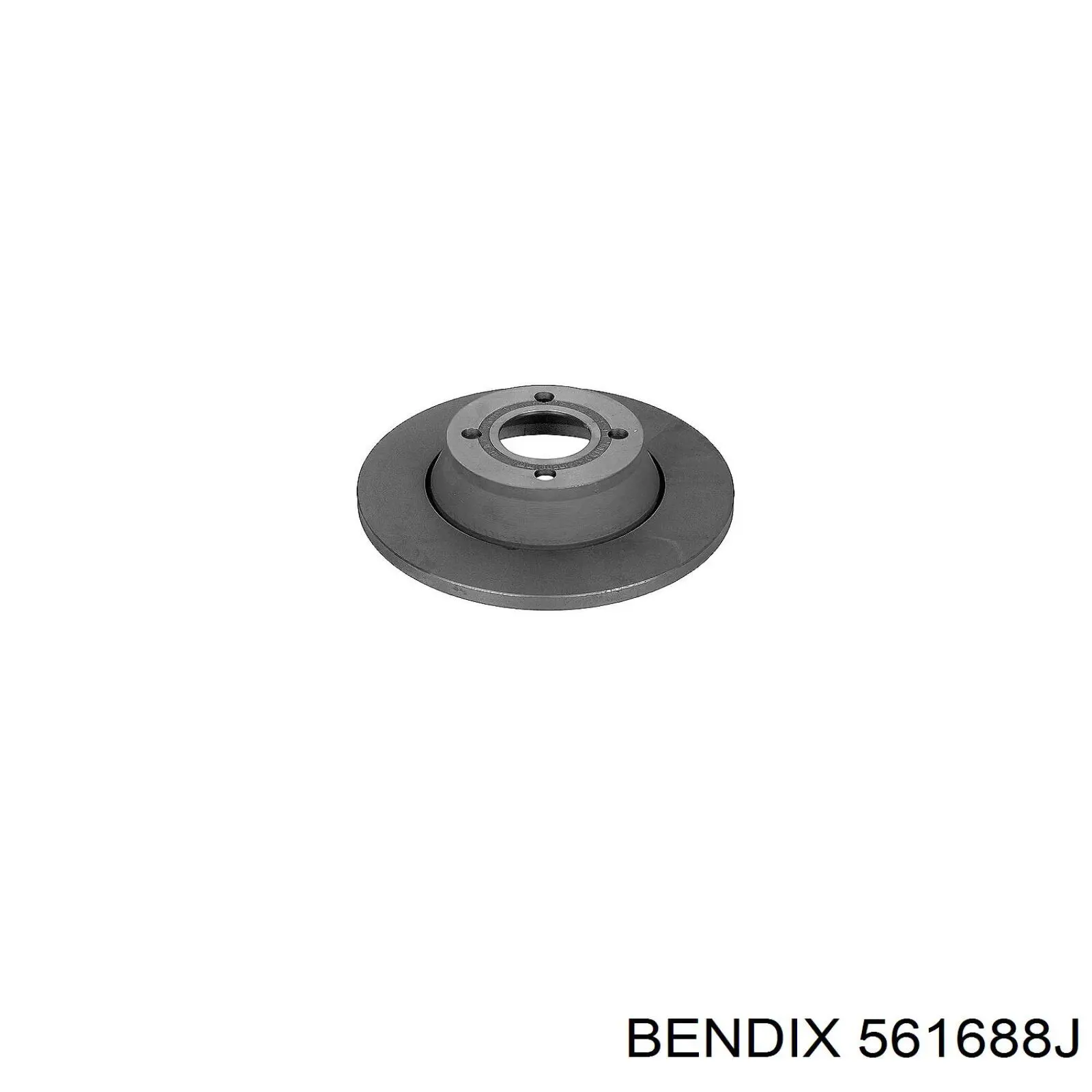 Передний тормозной диск Jurid/Bendix 561688J