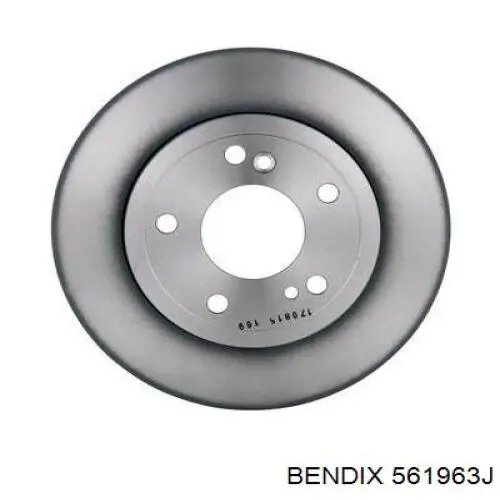 Тормозные диски 561963J Jurid/Bendix
