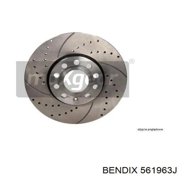 Купить 561963J Jurid/Bendix Диск тормозной задний
