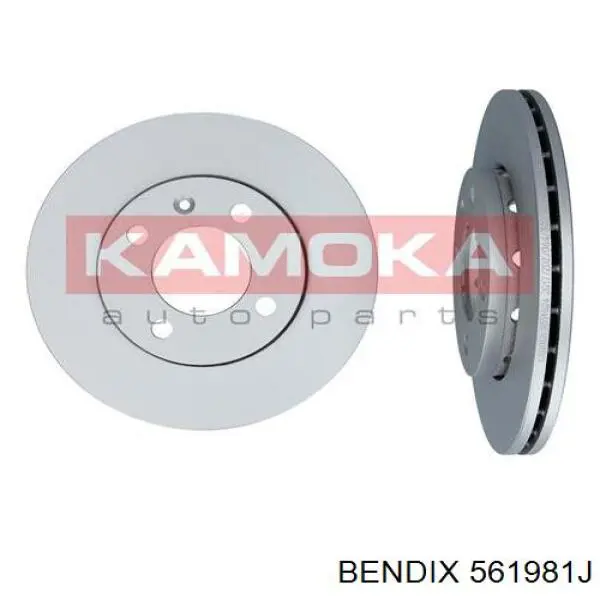 Передний тормозной диск Jurid/Bendix 561981J