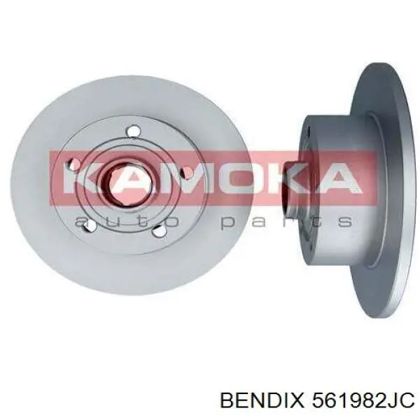 Задний дисковый тормоз Jurid/Bendix 561982JC