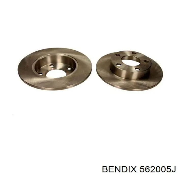 Тормозные диски 562005J Jurid/Bendix