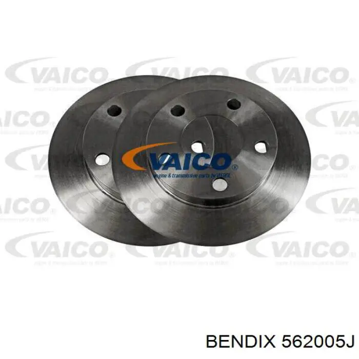 Задний тормозной диск Jurid/Bendix 562005J цена, от 27.33 USD