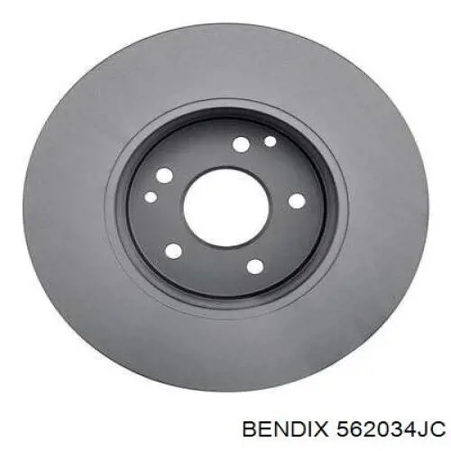 Передние тормозные диски 562034JC Jurid/Bendix