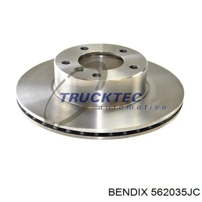 Передний тормозной диск Jurid/Bendix 562035JC