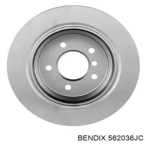 Тормозные диски 562036JC Jurid/Bendix