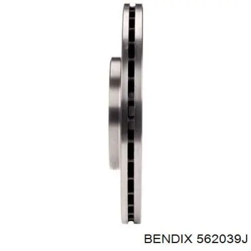 Передние тормозные диски 562039J Jurid/Bendix