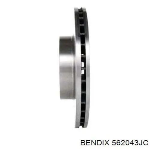 Передний тормозной диск Jurid/Bendix 562043JC