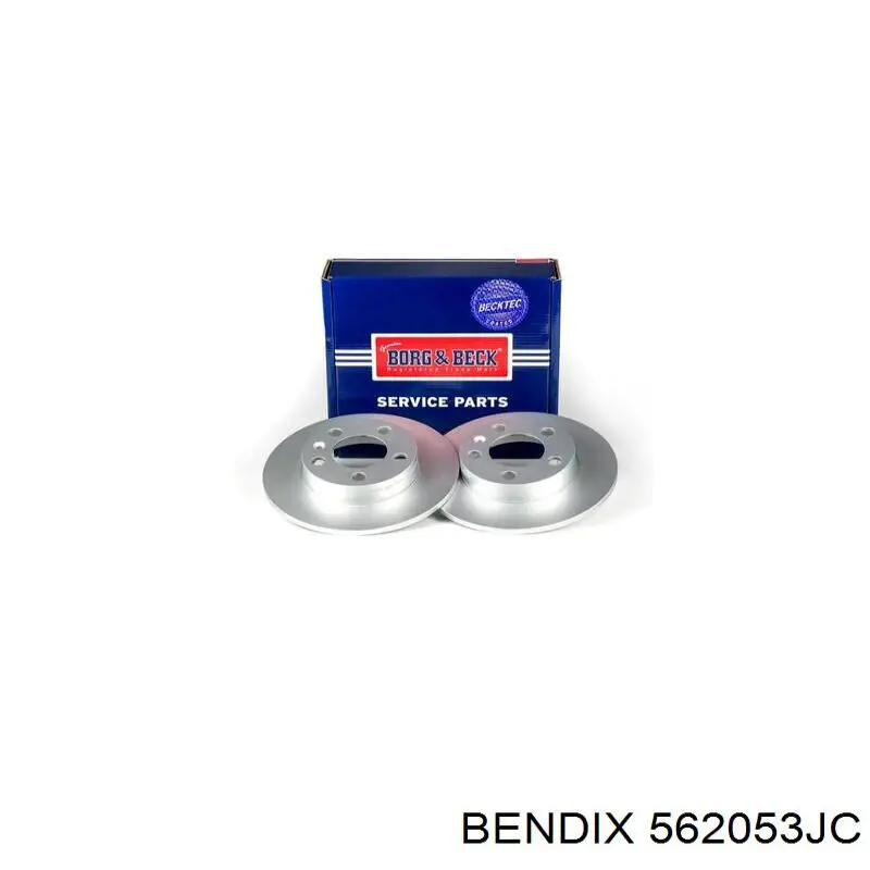 Купить 562053JC Jurid/Bendix Диск тормозной задний