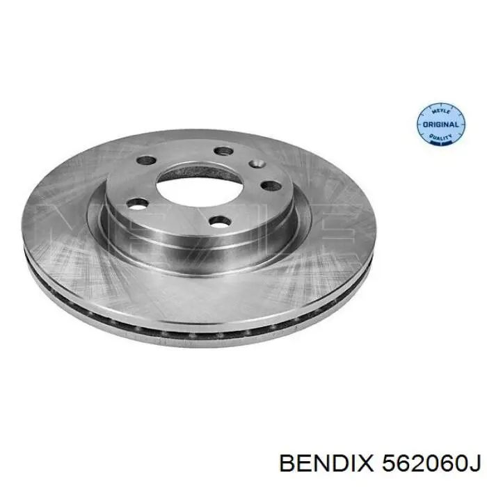562060J Jurid/Bendix Диск тормозной передний