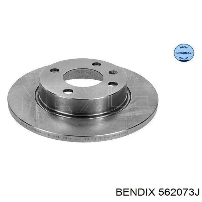 562073J Jurid/Bendix Диск тормозной передний