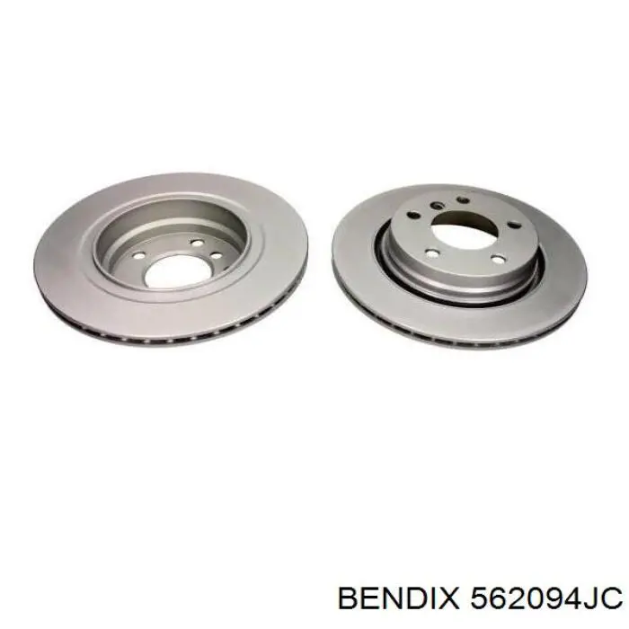 Тормозные диски 562094JC Jurid/Bendix