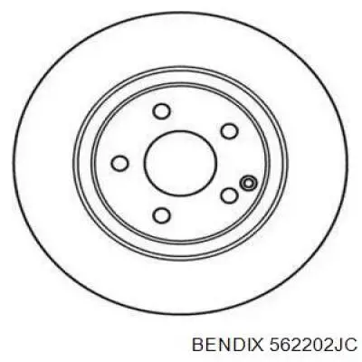 562202JC Jurid/Bendix тормозные диски