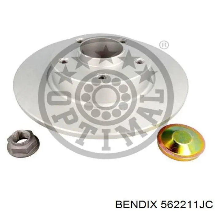 Задний дисковый тормоз Jurid/Bendix 562211JC