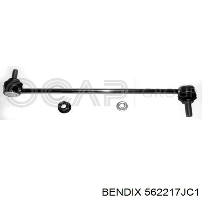 Передние тормозные диски 562217JC1 Jurid/Bendix