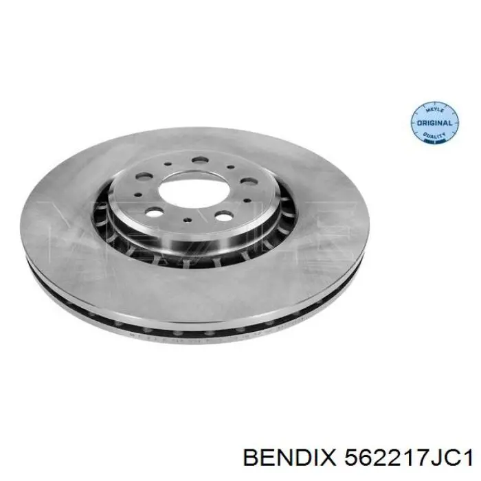 Передние тормозные диски 562217JC1 Jurid/Bendix