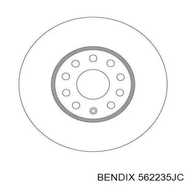 Купить 562235JC Jurid/Bendix Ремкомплект тормозов передних